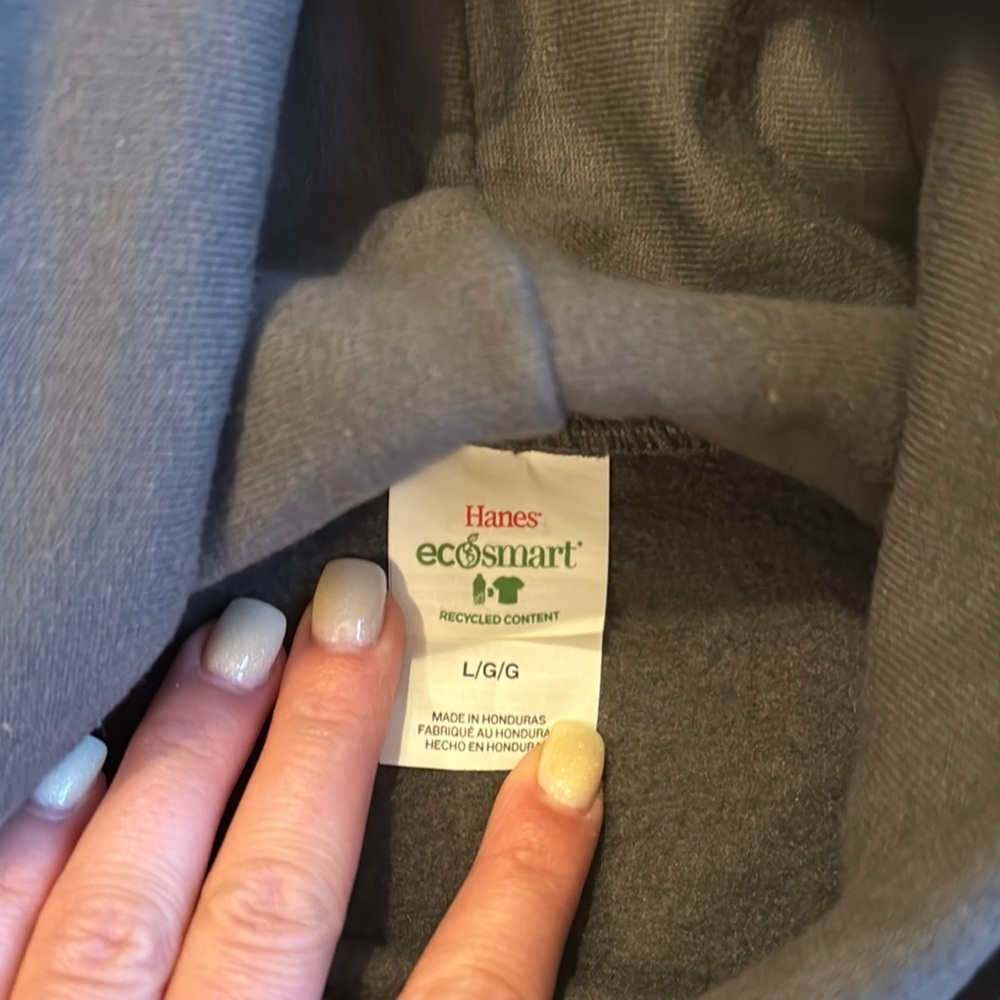 Men's Gray Hoodie - Picture 2 of 3